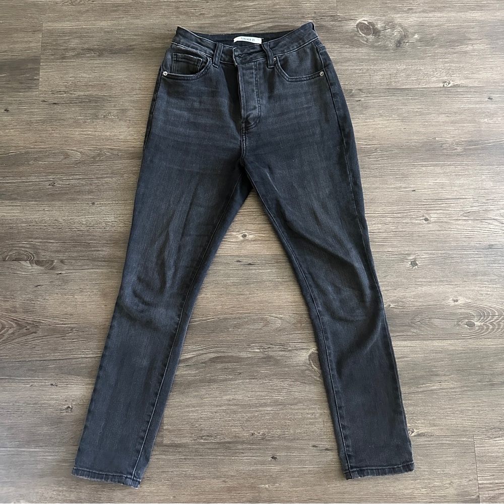 Size 24 Button fly high waisted jeans👖